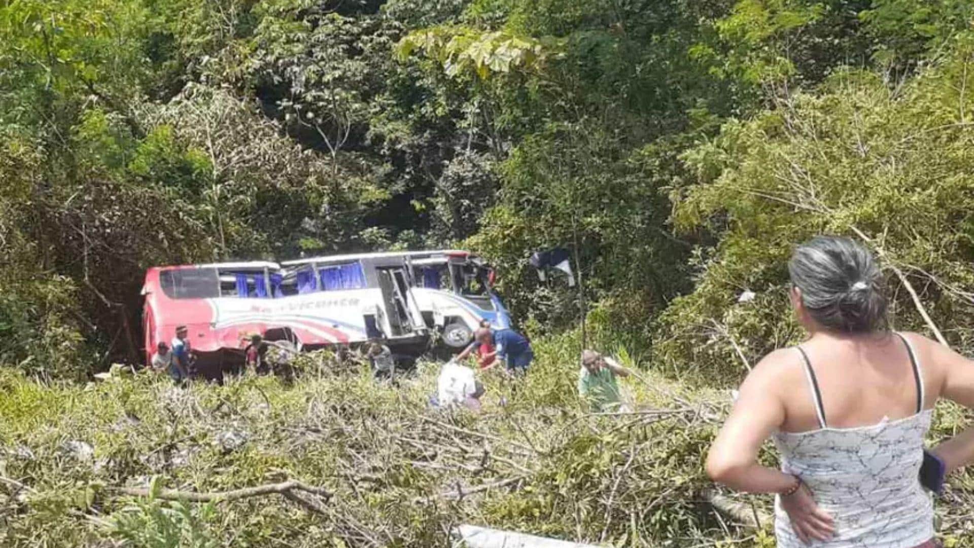Dos muertos y 14 heridos deja accidente de bus en la vía Bogotá ...