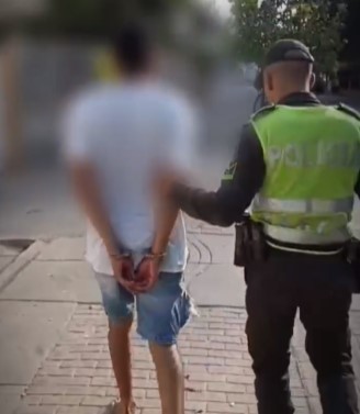 Capturado en flagrancia por lesiones personales