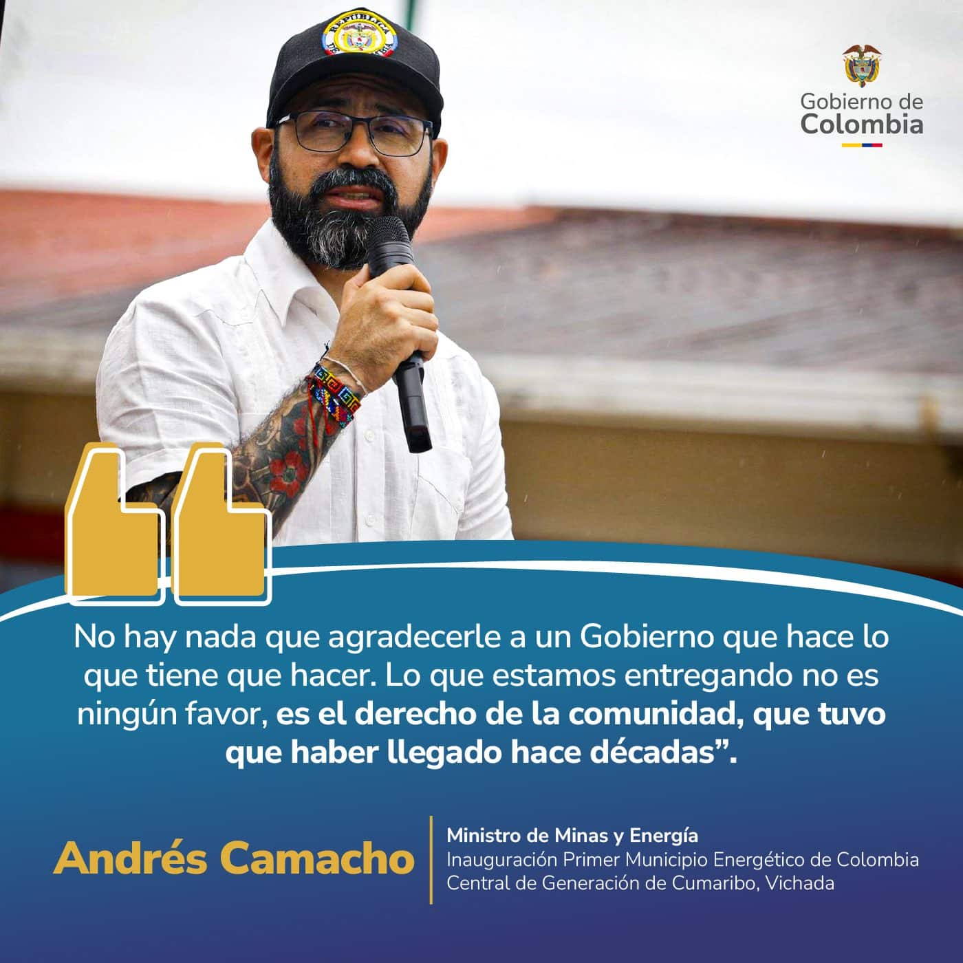 Cumaribo primer municipio energético.