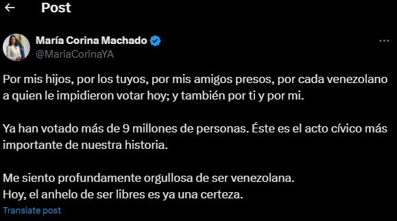 María Corina Machado