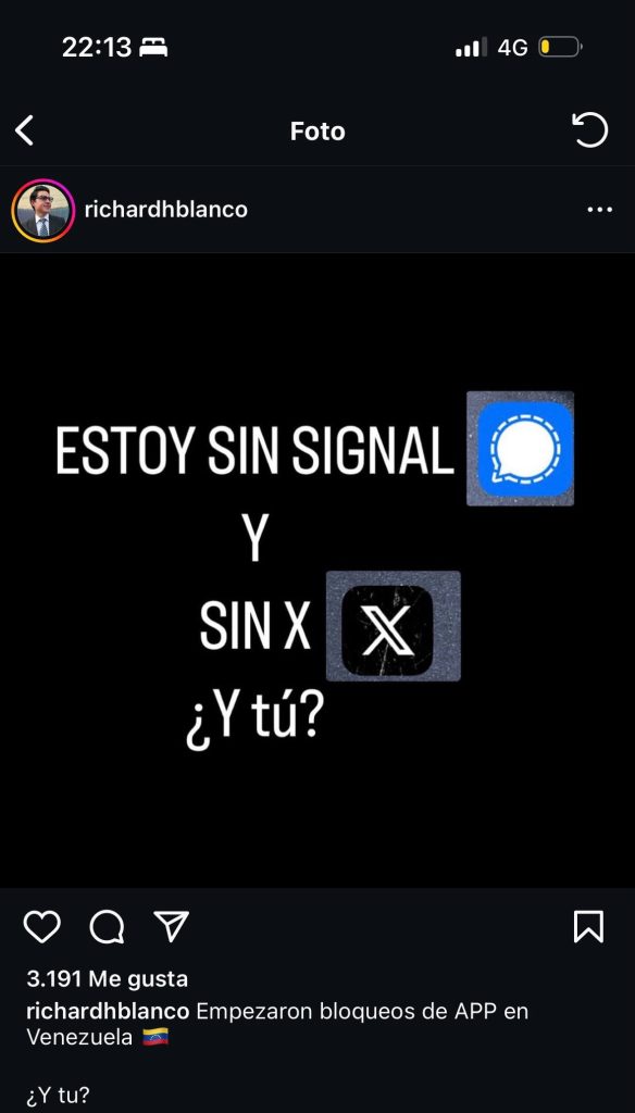 Venezolanos no pueden usar la red social X