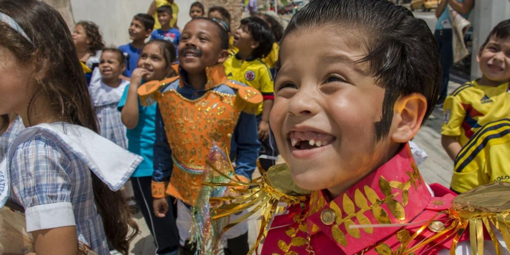 Niños le hacen homenaje al día de la Independencia y la Batalla de Boyacá