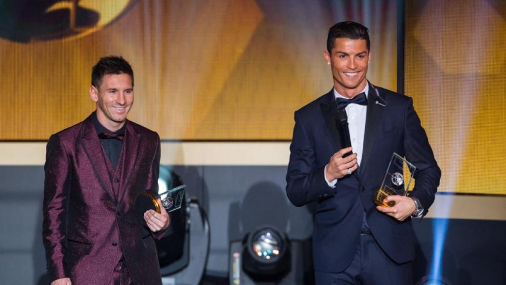 Messi y Cristiano Ronaldo