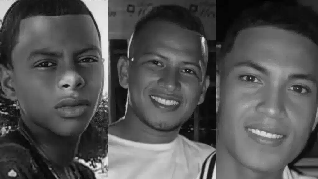 Jovenes asesinados durante una “operación candado” en el municipio de Sampués, Sucre