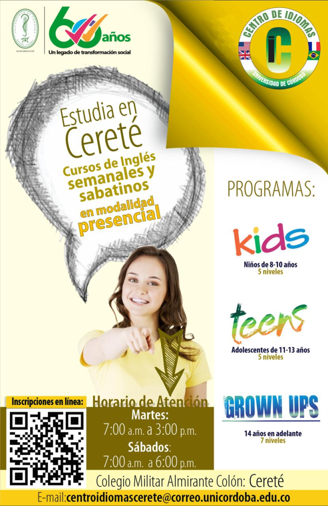 ¿Quieres aprender inglés? ¡El Centro de Idiomas Cereté te abre las puertas!
