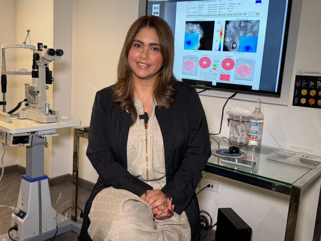 Dra. María Cabarcas,Neurooftalmóloga.