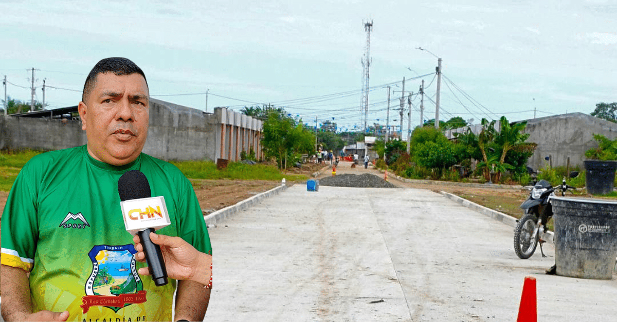 Donde antes había barro, hoy hay futuro: así avanza la pavimentación en Los Córdobas