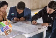votación