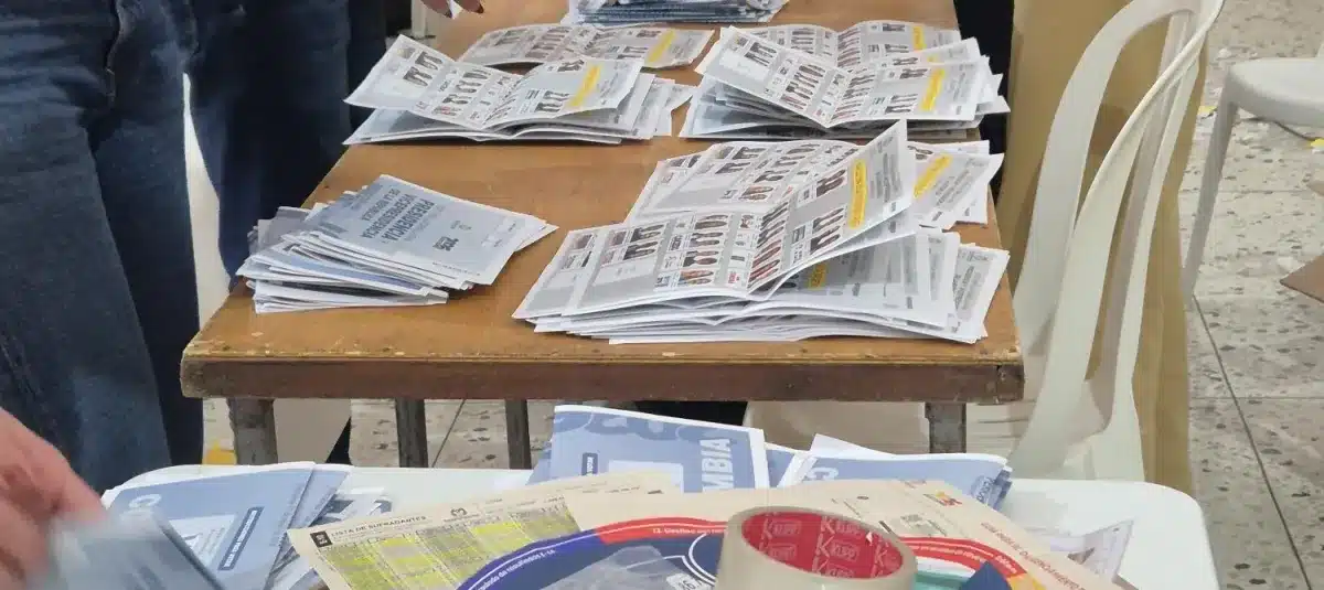 votación