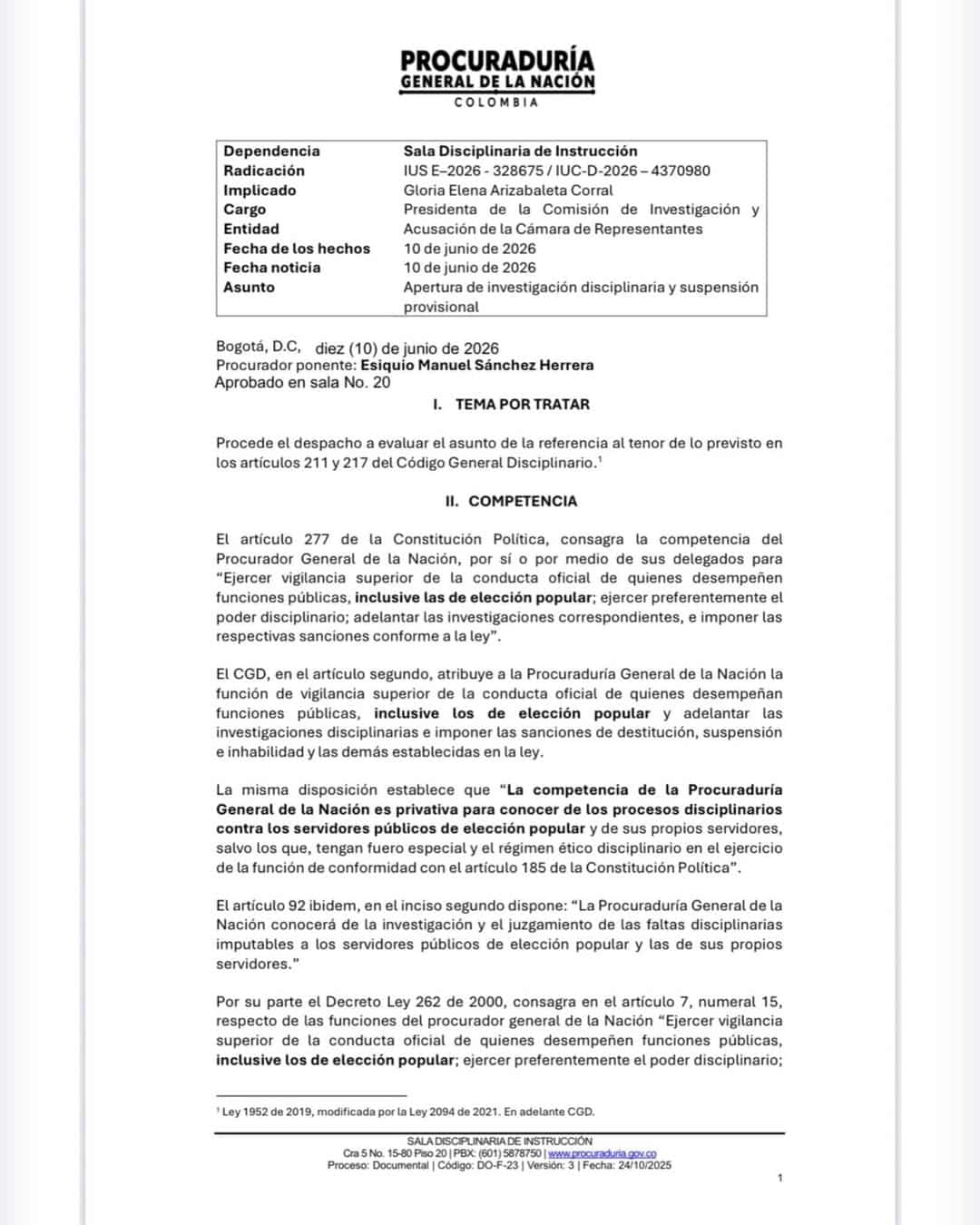 Procuraduría