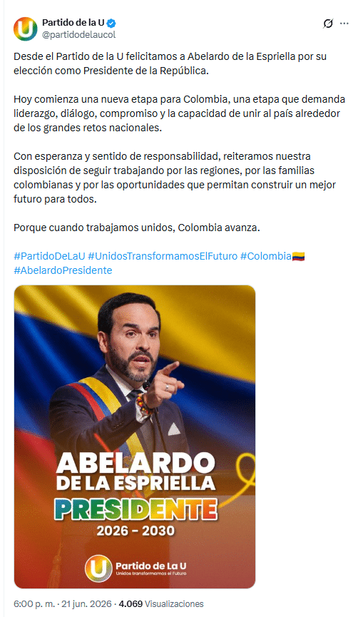 Partido de la U