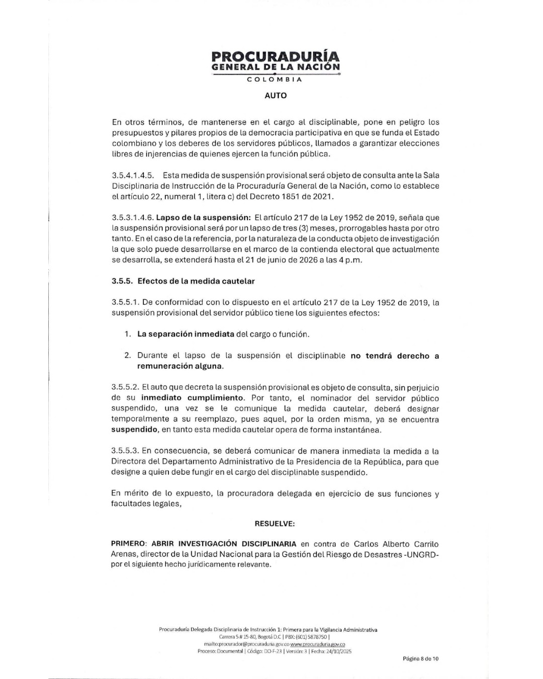 Procuraduría