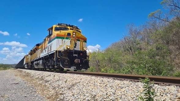 Así quedó tren en la Guajira. Línea férrea de Cerrejón