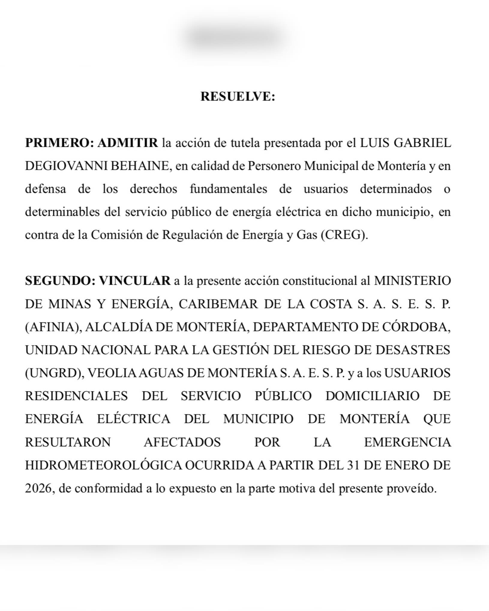 energía